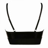 Jade Brassiere Vinyle Noir