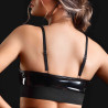 Jade Brassiere Vinyle Noir